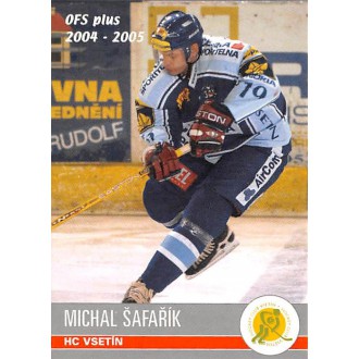 Extraliga OFS - Šafařík Michal - 2004-05 OFS No.398