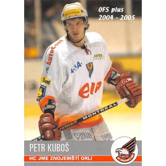 Extraliga OFS - Kuboš Petr - 2004-05 OFS No.404