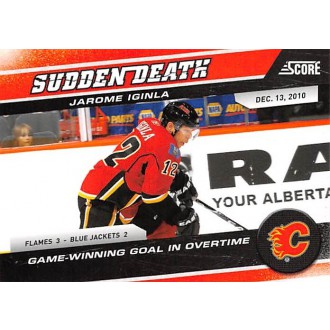 Insertní karty - Iginla Jarome - 2011-12 Score Sudden Death No.24