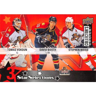 Řadové karty - Vokoun Tomáš, Booth David, Weiss Stephen - 2009-10 Collectors Choice No.213