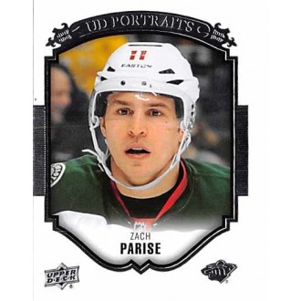 Insertní karty - Parise Zach - 2015-16 Upper Deck UD Portraits No.P36