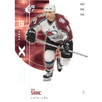 Řadové karty - Sakic Joe - 2002-03 SPx No.18