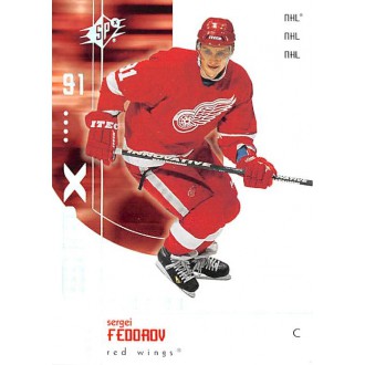 Řadové karty - Fedorov Sergei - 2002-03 SPx No.27