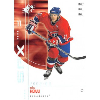 Řadové karty - Koivu Saku - 2002-03 SPx No.41