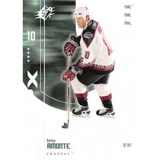 Řadové karty - Amonte Tony - 2002-03 SPx No.59