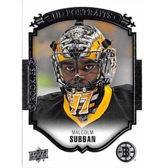 Insertní karty - Subban Malcolm - 2015-16 Upper Deck UD Portraits No.P55