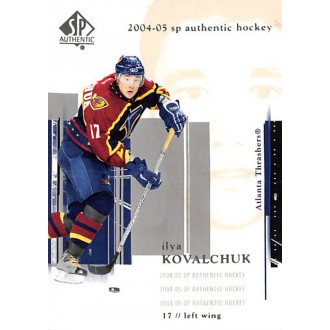Řadové karty - Kovalchuk Ilya - 2004-05 SP Authentic No.5
