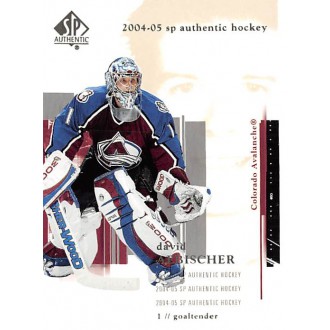 Řadové karty - Aebischer David - 2004-05 SP Authentic No.21