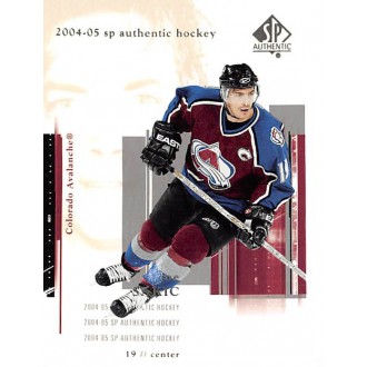 Řadové karty - Sakic Joe - 2004-05 SP Authentic No.22
