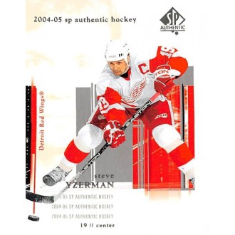 Řadové karty - Yzerman Steve - 2004-05 SP Authentic No.34