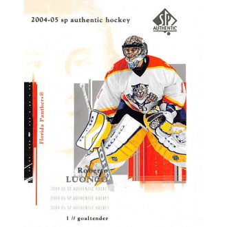 Řadové karty - Luongo Roberto - 2004-05 SP Authentic No.40