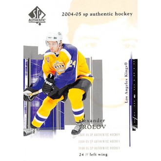 Řadové karty - Frolov Alexander - 2004-05 SP Authentic No.42