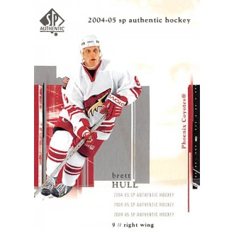 Řadové karty - Hull Brett - 2004-05 SP Authentic No.68