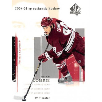 Řadové karty - Comrie Mike - 2004-05 SP Authentic No.69