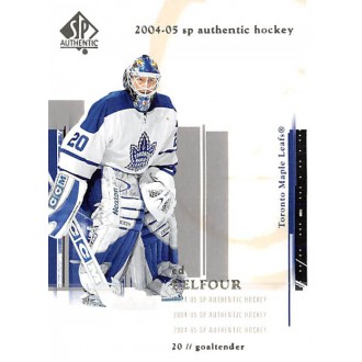 Řadové karty - Belfour Ed - 2004-05 SP Authentic No.84