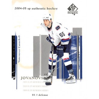 Řadové karty - Jovanovski Ed - 2004-05 SP Authentic No.87