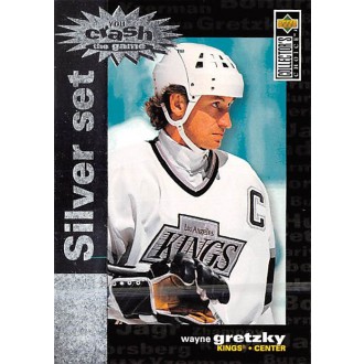 Insertní karty - Gretzky Wayne - 1995-96 Collectors Choice Crash the Game Silver Prize No.C3