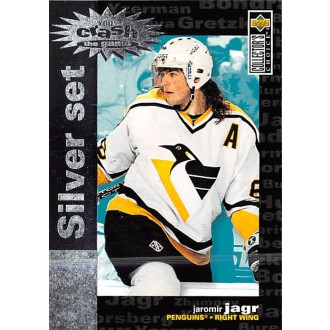 Insertní karty - Jágr Jaromír - 1995-96 Collectors Choice Crash the Game Silver Prize No.C7