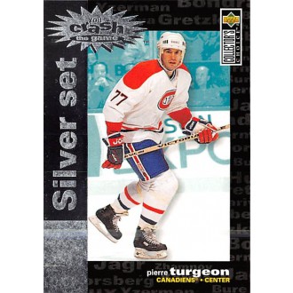 Insertní karty - Turgeon Pierre - 1995-96 Collectors Choice Crash the Game Silver Prize No.C15