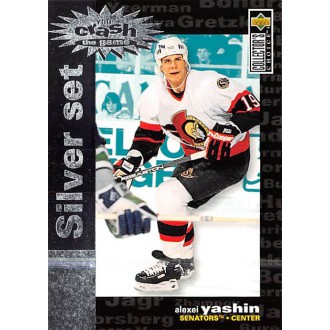 Insertní karty - Yashin Alexei - 1995-96 Collectors Choice Crash the Game Silver Prize No.C18