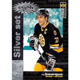 Insertní karty - Bourque Ray - 1995-96 Collectors Choice Crash the Game Silver Prize No.C24