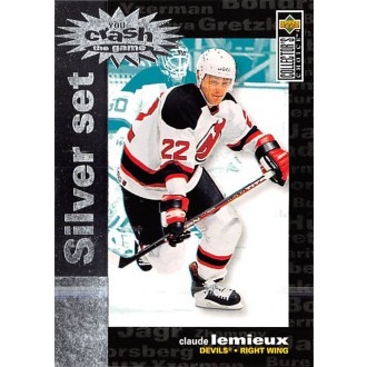 Insertní karty - Lemieux Claude - 1995-96 Collectors Choice Crash the Game Silver Prize No.C28