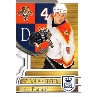 Paralelní karty - Bouwmeester Jay - 2003-04 Crown Royale Blue No.43