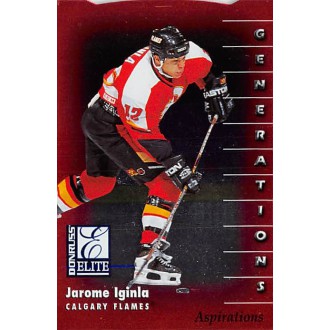 Paralelní karty - Iginla Jarome - 1997-98 Donruss Elite Aspirations No.121