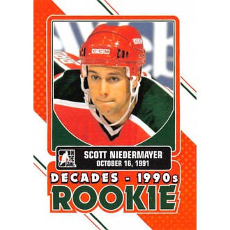 Insertní karty - Niedermayer Scott - 2013-14 ITG Decades 1990s Rookies No.DR-11