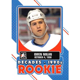 Insertní karty - Nolan Owen - 2013-14 ITG Decades 1990s Rookies No.DR-3