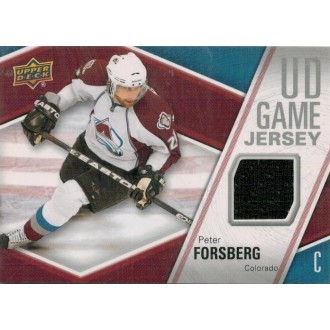 Jersey karty - Forsberg Peter - 2011-12 Upper Deck Game Jerseys No.GJ-PF