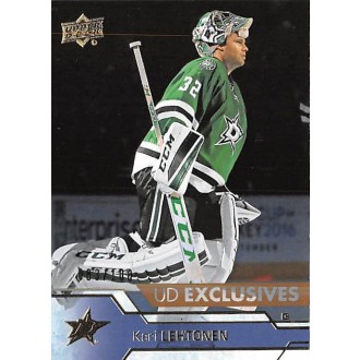 Paralelní karty - Lehtonen Kari - 2016-17 Upper Deck Exclusives No.65