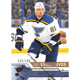 Paralelní karty - Berglund Patrik - 2016-17 Upper Deck Exclusives No.159