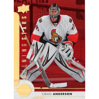 Insertní karty - Anderson Craig - 2017-18 Upper Deck Shining Stars Goalies Red No.SSG-2