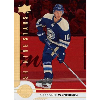 Insertní karty - Wennberg Alexander - 2017-18 Upper Deck Shining Shining Stars Centers Red No.SSC-2