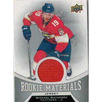 Jersey karty - Matheson Michael - 2016-17 Upper Deck Rookie Materials No.RM-MI