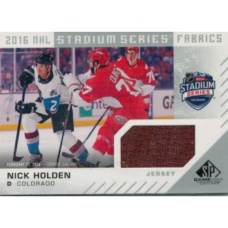 Jersey karty - Holden Nick - 2016-17 SP Game Used Stadium Series Fabrics No.CA-HO