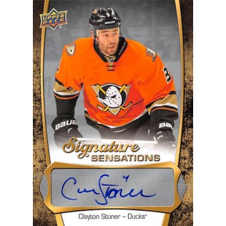 Podepsané karty - Stoner Clayton - 2016-17 Upper Deck Signature Sensations No.SS-ST