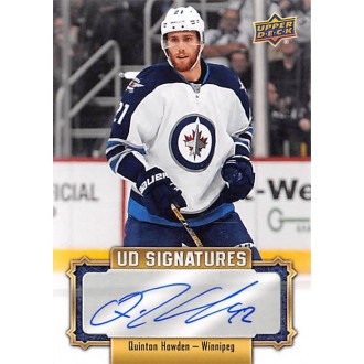 Podepsané karty - Howden Quinton - 2016-17 Upper Deck UD Signatures No.UDS-QH