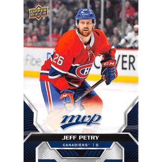 Paralelní karty - Petry Jeff - 2020-21 MVP Blue No.9