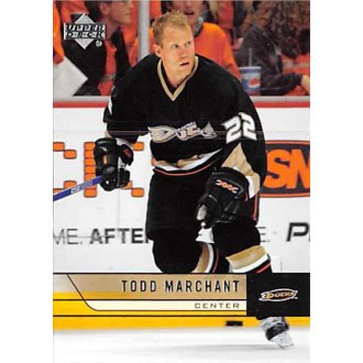 Řadové karty - Marchant Todd - 2006-07 Upper Deck No.256