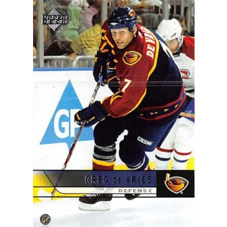 Řadové karty - De Vries Greg - 2006-07 Upper Deck No.261