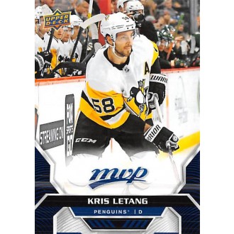 Paralelní karty - Letang Kris - 2020-21 MVP Blue No.191