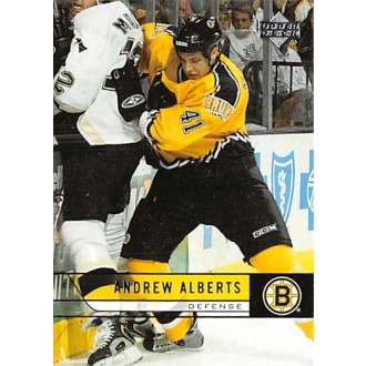 Řadové karty - Alberts Andrew - 2006-07 Upper Deck No.267