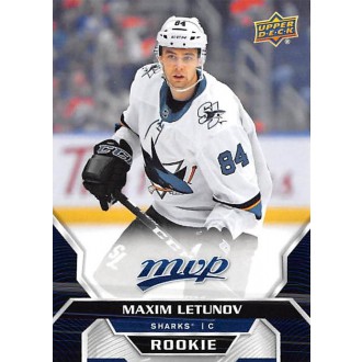 Paralelní karty - Letunov Maxim - 2020-21 MVP Blue No.245