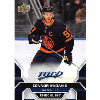 Paralelní karty - McDavid Connor - 2020-21 MVP Blue No.250