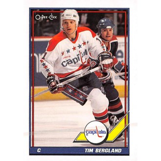 Řadové karty - Bergland Tim - 1991-92 O-Pee-Chee No.34