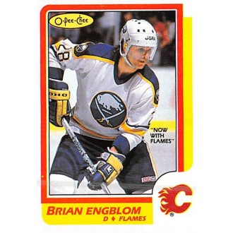 Řadové karty - Engblom Brian - 1986-87 O-Pee-Chee No.40