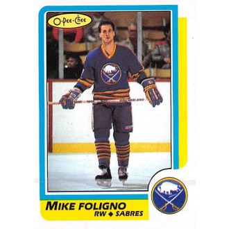 Řadové karty - Foligno Mike - 1986-87 O-Pee-Chee No.127