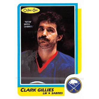 Řadové karty - Gillies Clark - 1986-87 O-Pee-Chee No.141